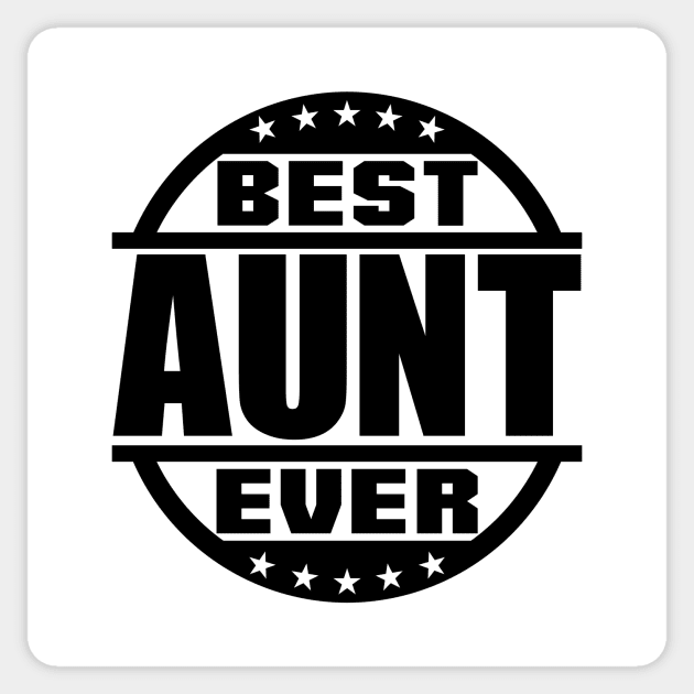 Best Aunt Ever Sticker by colorsplash